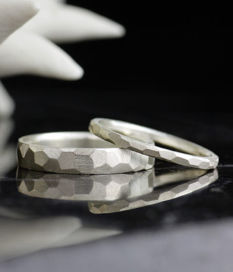 mm  mm white gold faceted set