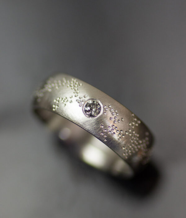 Galaxy Gold Comfort Fit Wedding Band - Image 10
