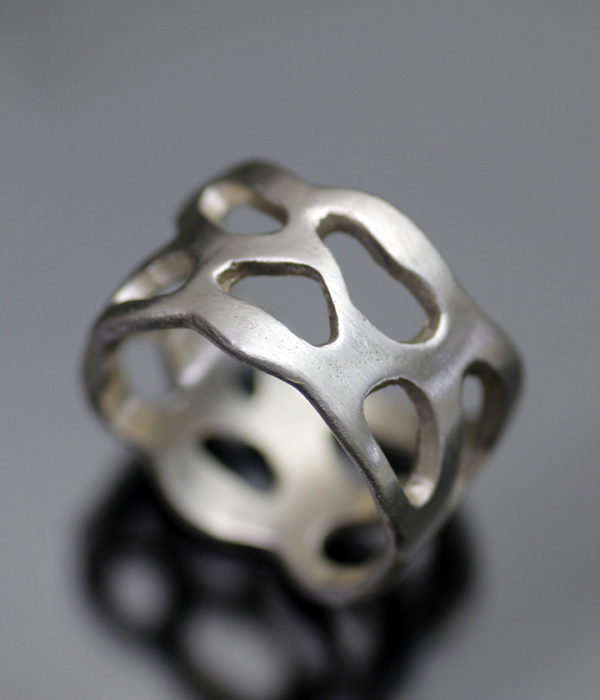 sterling nebula no stones on black