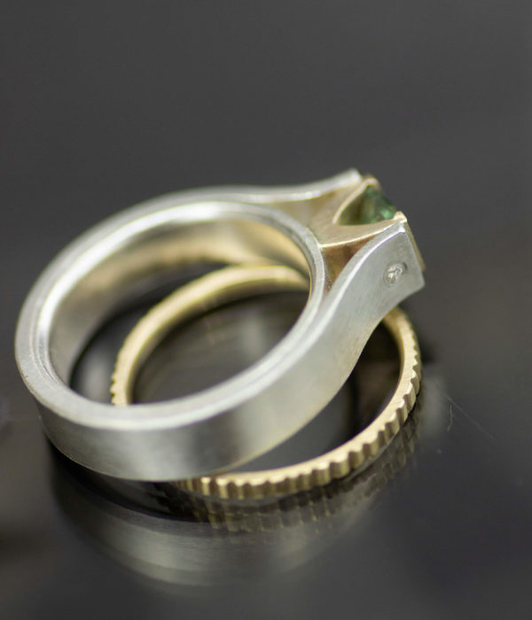 canyon sapphire ring side
