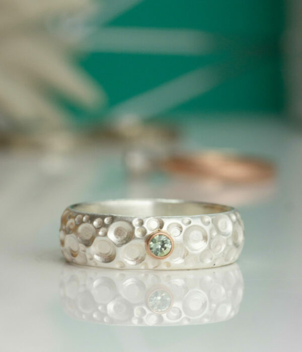 sapphire sea coral on white