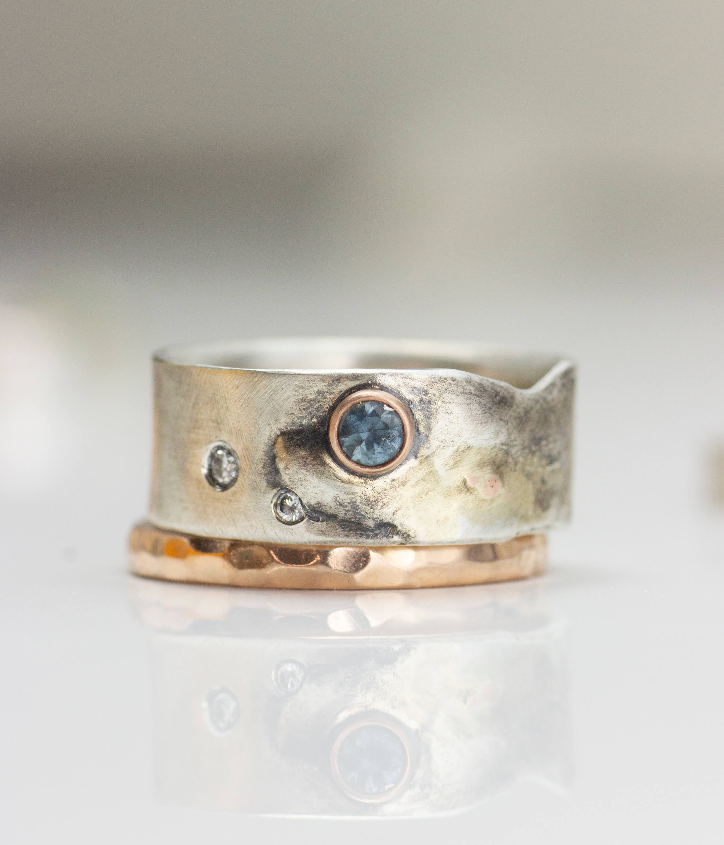 sapphire venus shadow on white