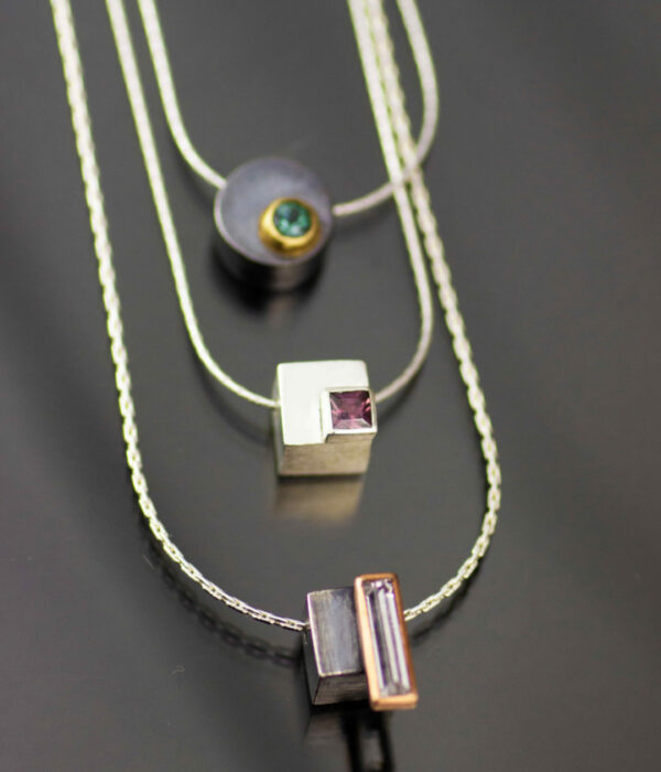 three wishes pendant stack