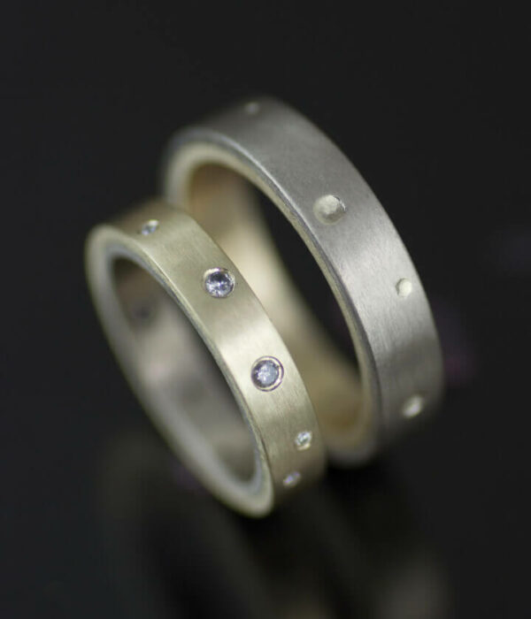 racing stripes yellow and white gold his hers theirs set