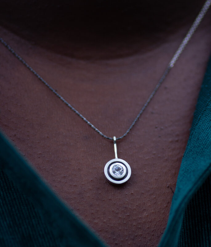 Standout this Christmas with the eye-catching Blue Sapphire Necklace Set  from Little Jewelers in Nairobi. High-quality silver and halo design make  this the perfect secret Santa gift. – Little Jewellers