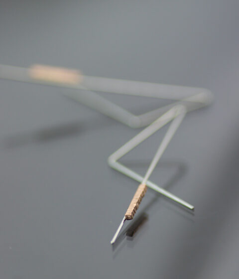 Gold And Silver Mantis Reverse Threader Earrings 1 Scaled