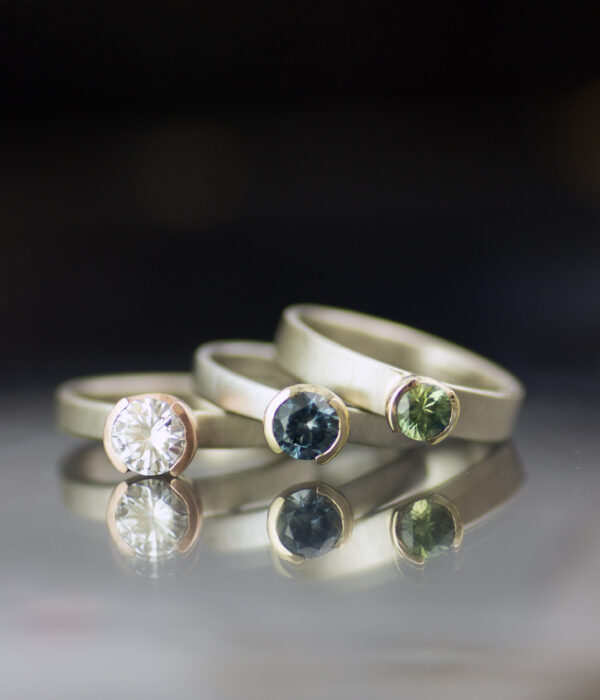 Modern Half Bezel Engagement Rings 3 Ways Scaled