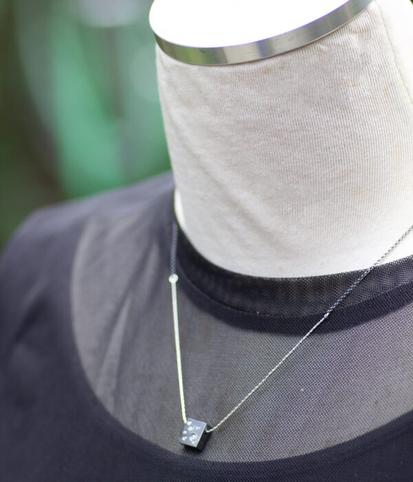 Winter Stars Minimalist Diamond Pendant Necklace - Image 7