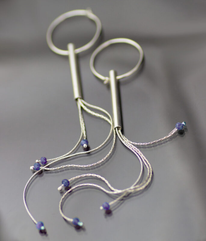 Gemstone Jellyfish Ruby Shoulder Duster Earrings - Image 8