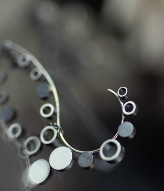 Geo Wave Modern Art Necklace - Image 9