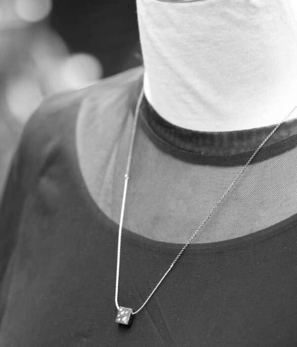 Winter Stars Minimalist Diamond Pendant Necklace - Image 8