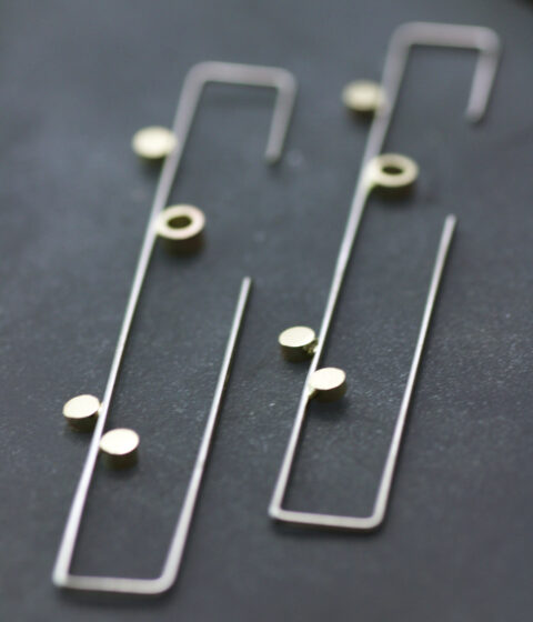 Gold Dew Minimalist Threader Earrings