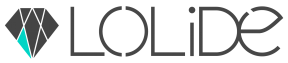 lolide logo template WITH DIAMOND